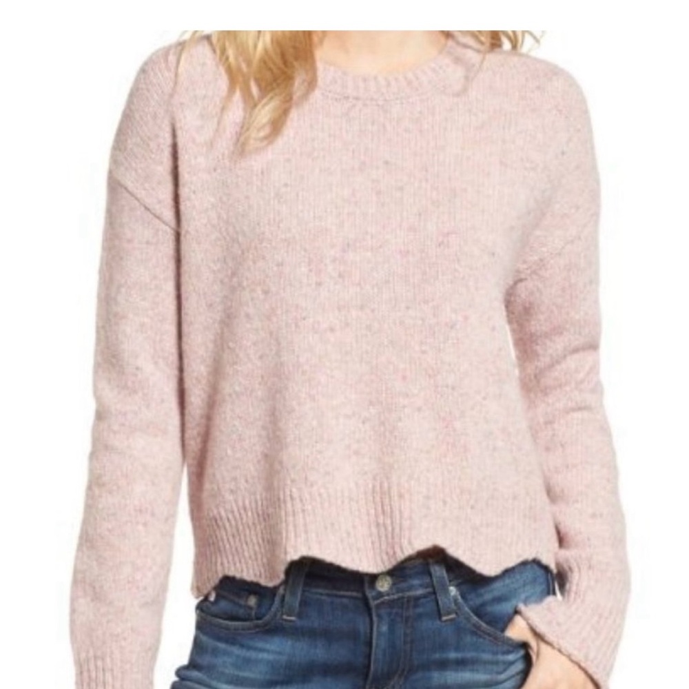 Rebecca Minkoff Soft Pink Crew Neck Sweater